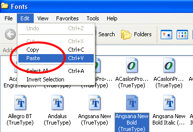 Font Install - www.prohithar.com