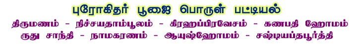 purohit, pandit, prohithar, progithar pooja item list, புரோகிதர் பூஜை பொருட்கள், நாட்டு மருந்து பொருட்கள், புரோஹிதர்