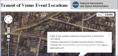 nasa Event location, Venus Transit, Mercury Transit 2016, Tambaram Astronomy Club, Chennai, India, Prohithar, Balu Saravana Sarma, Tambaram Astrologer